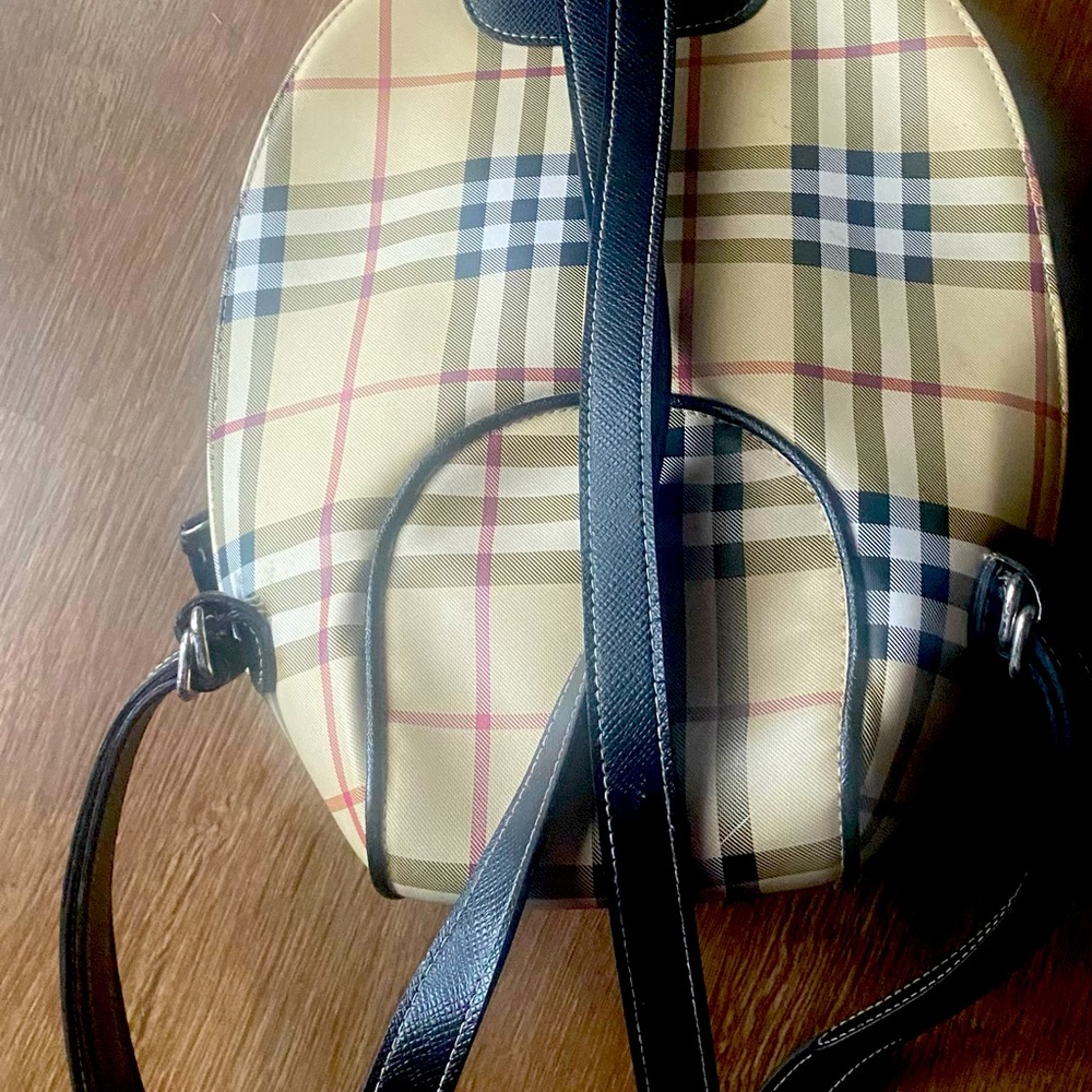 Gently worn Burberry backpack.  Great for hiking or a carry on bag.
